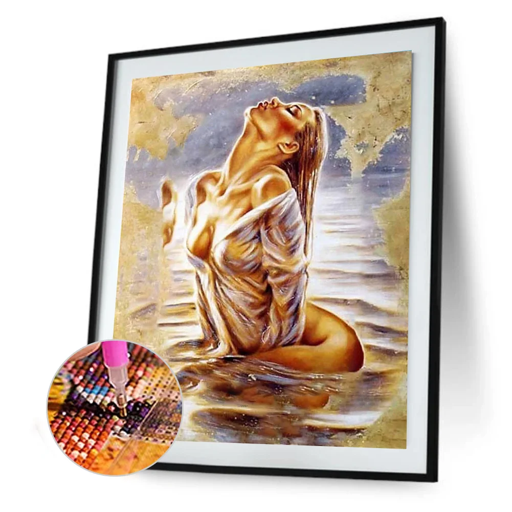 Diamond Painting - Full Round Drill - Sexy Beauty