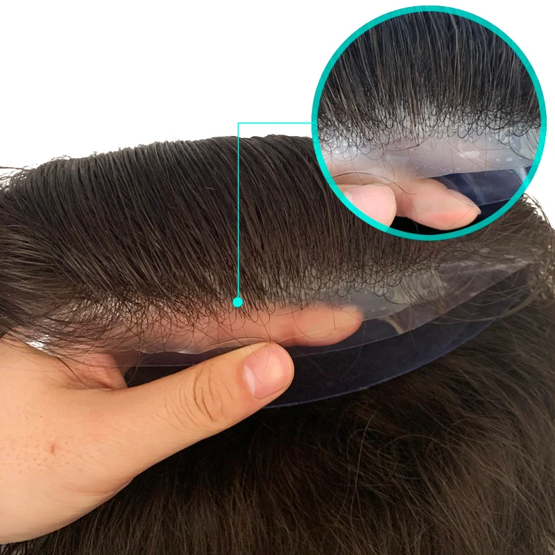 Jewtribute Hair®|Men's Wig Thin Skin Breathable High Quality Men Toupee