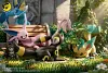 Anniversary Eevee Family Garden Scene - Pokemon Resin Statue - Moon Shadow Studios