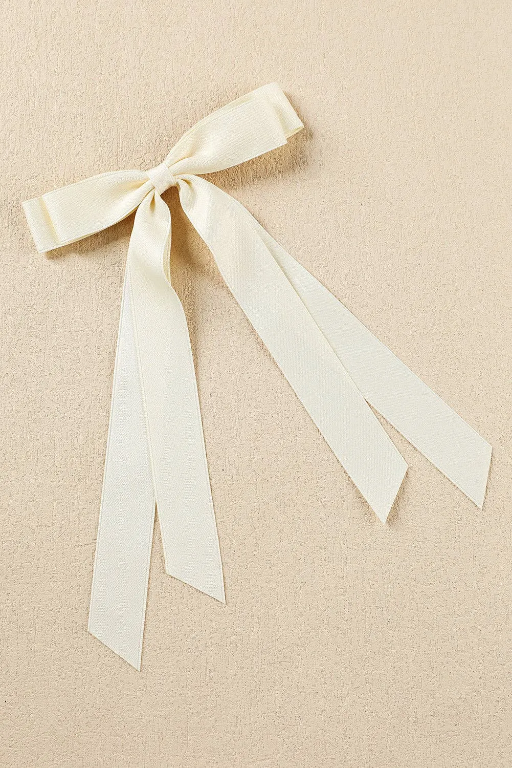 Black Elegant Terylene Double Bow Hair Clip