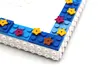 Starry Sky DIY Building Block Photo Frame Kit,Creative Handmade Assembled Photo Frame Handmade Craft Gift Home Tabletop Display Decor