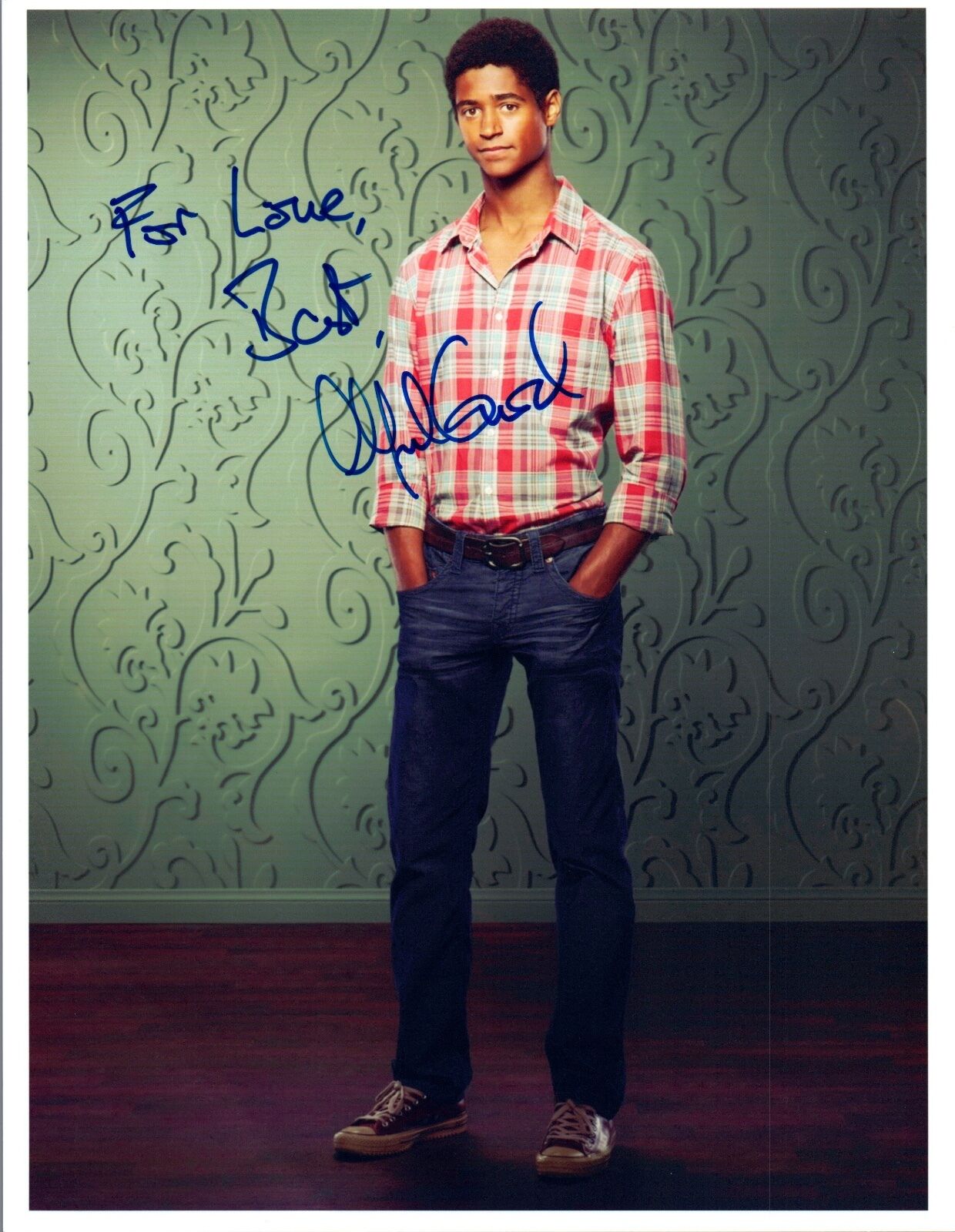 Alfred Enoch Signed Autographed 8x10 Photo Poster painting Alfie Harry Potter COA VD