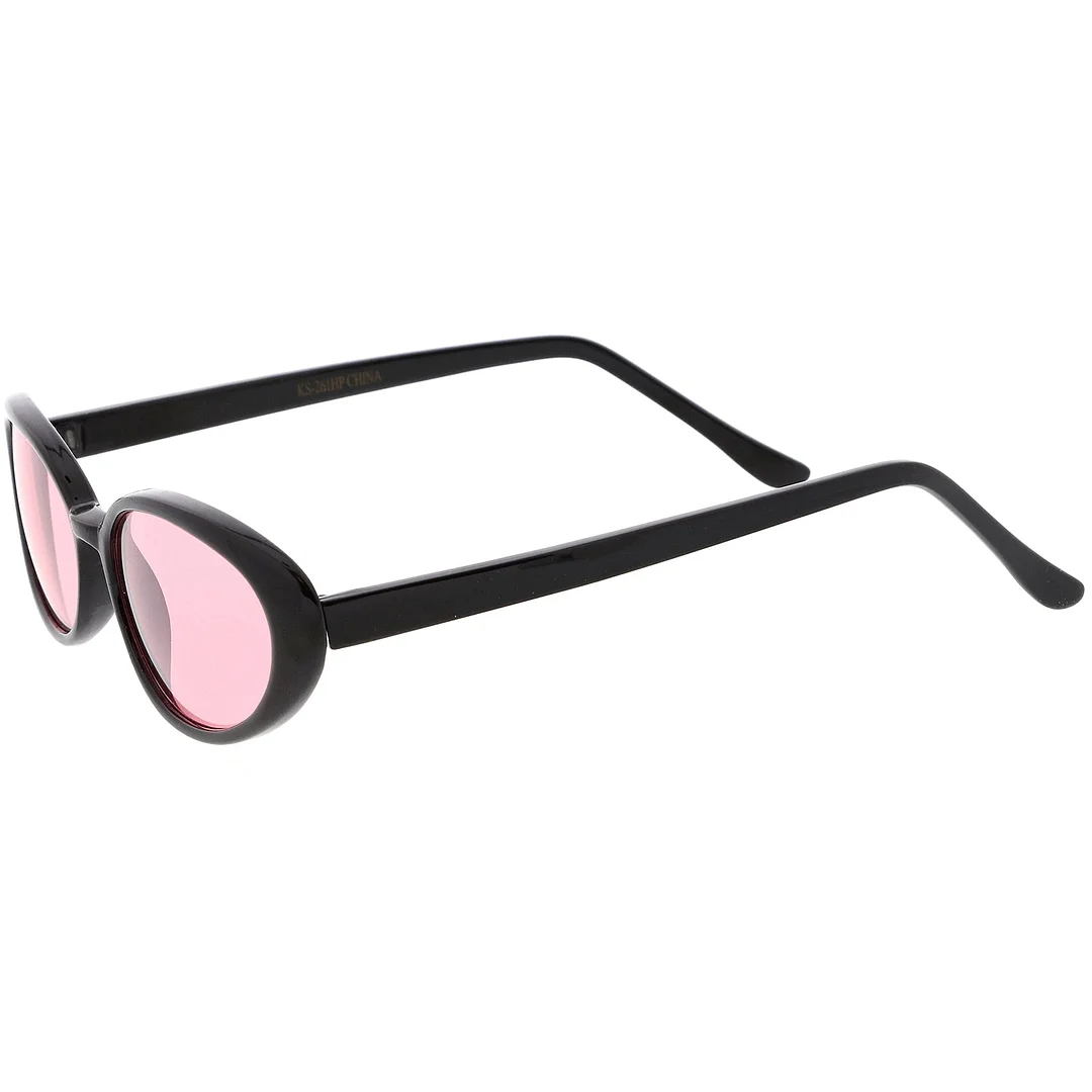 True Vintage Cat Eye Color Tinted Lens Oval glasses 51mm