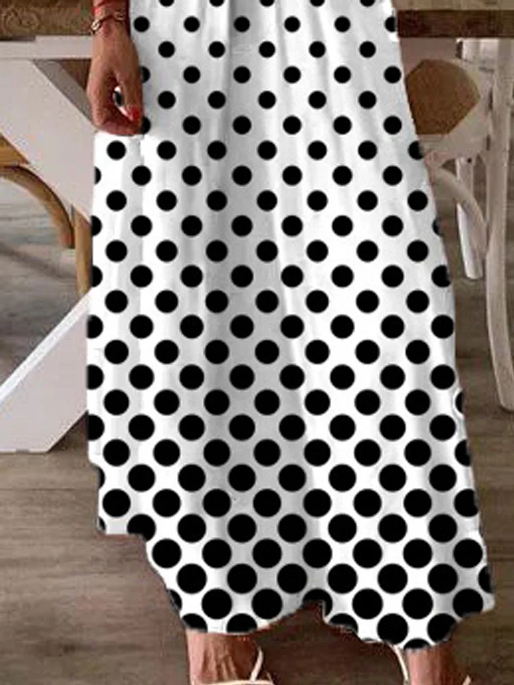 Bestdealfriday Polka Dot Print Dress 9537475