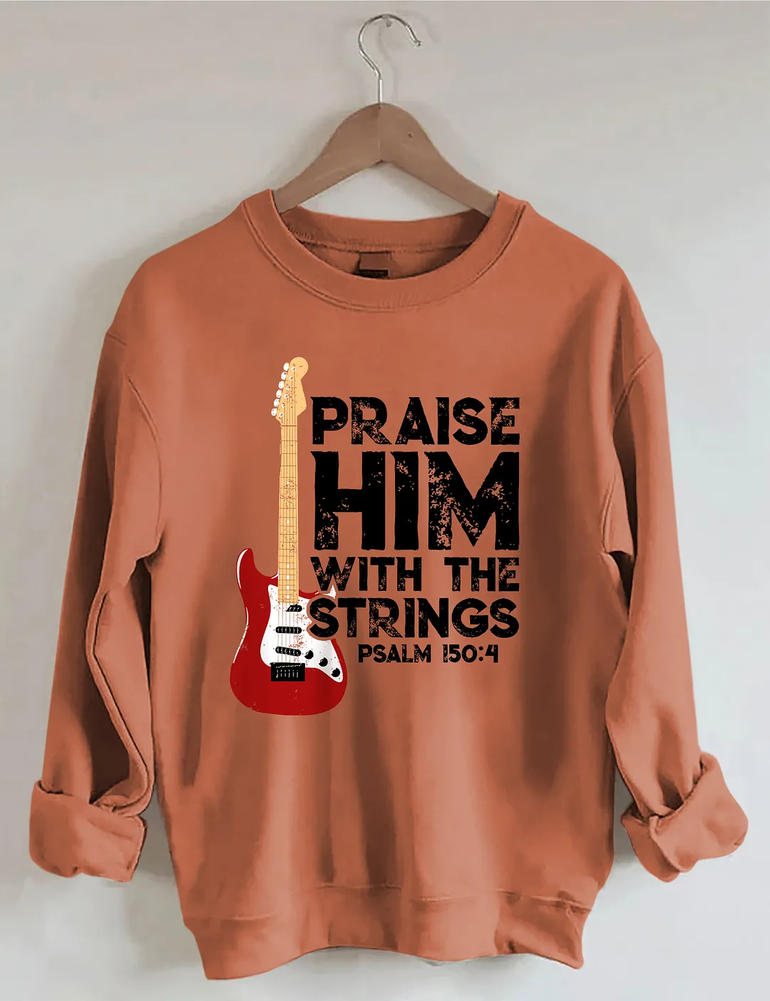 Praise Him With The Strings Sweatshirt