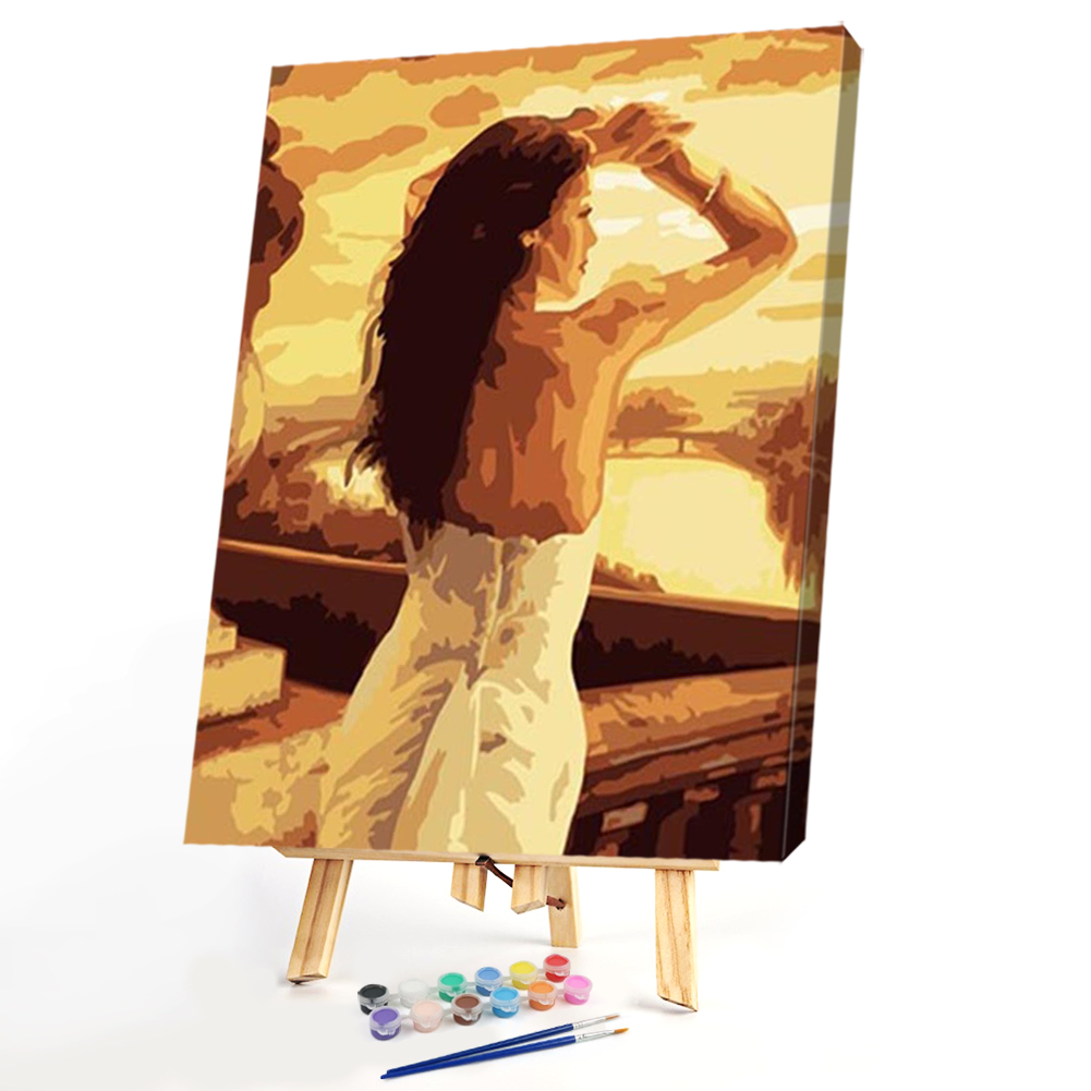 

40*50CM Paint By Numbers-Beauty, 501 Original