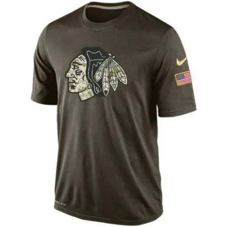 Men's Chicago Blackhawks Salute To Service  Dri-FIT T-Shirt