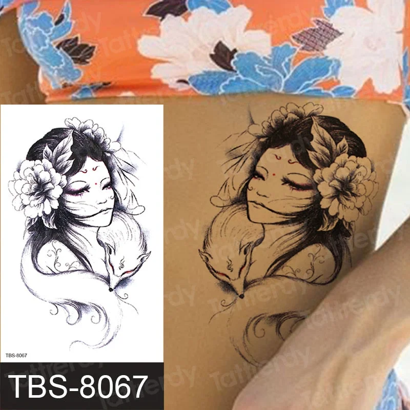 temporary tattoo phoenix dragon animals tattoo art body stickers women men legs sexy tatoo fake waterproof decal sheet water
