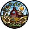 Diamond Painting -DIY Round Drill Sunflower House