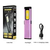 Rechargeable Mini LED Flashlight W/ Magnetic&Clip for Home Camping Emergency Use