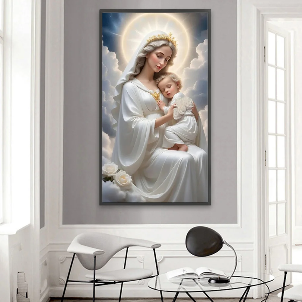 Diamond Painting - Full Round Drill - Angel Virgin(Canvas|40*70cm)