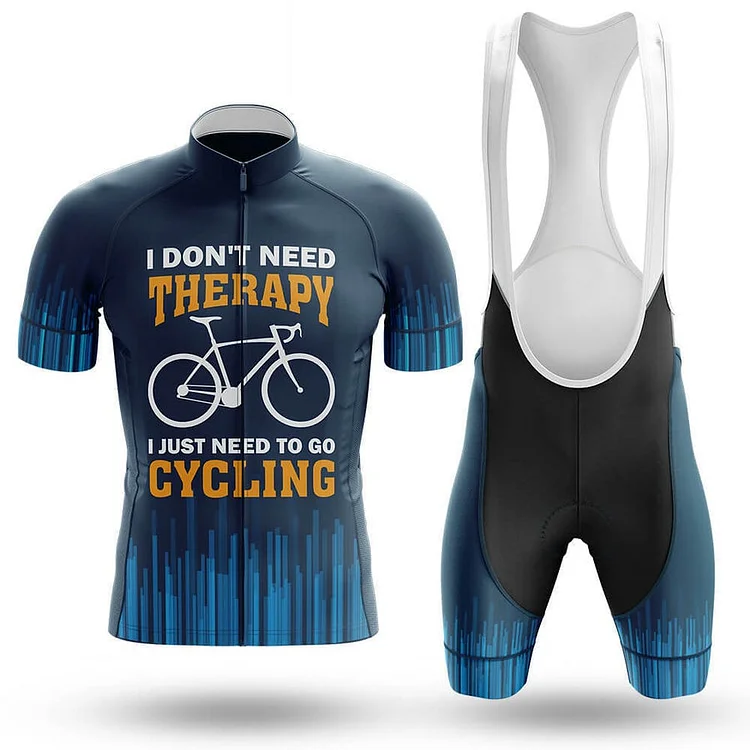 I Don't Need Therapy I Just Need To Go Cycling Men's Short Sleeve Cycling Kit