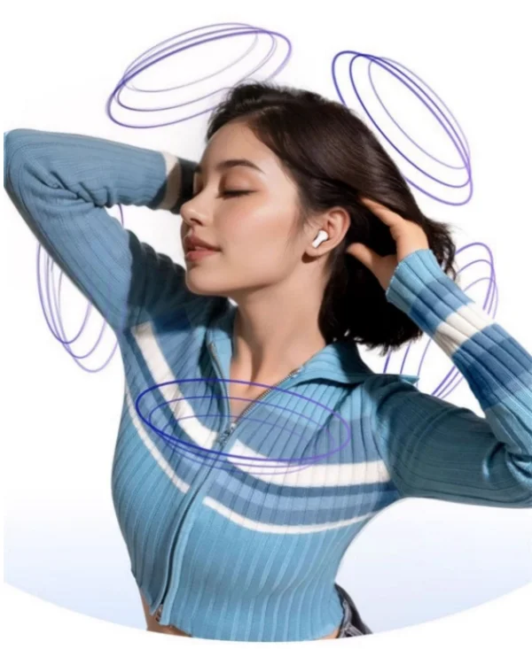 Rotating Dual Earphones Small Wireless Earphones With Long Battery Life