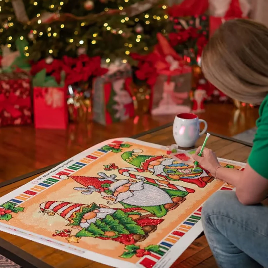 2026 Diamond Art Painting Calendar DIY Wall Calendar 12-Month Flip Wall Calendar