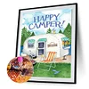 Diamond Painting -DIY Full Square Drill Bus(50x60cm)
