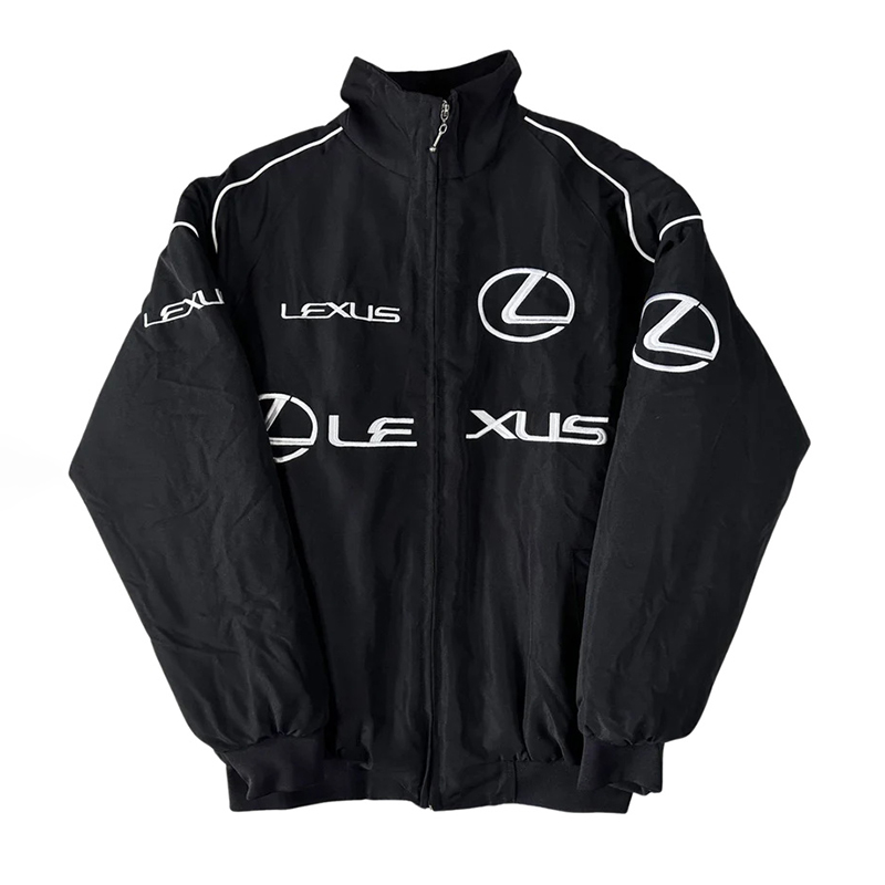 Unisex Racing Style Street Fashion Loose Racing Casual Print Jacket