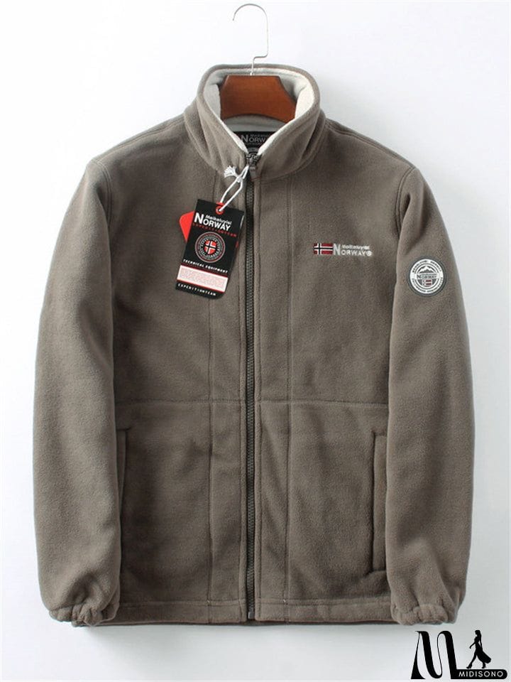 MidiSono - Men's Cozy Double-Sided Plush Winter Thermal Coat