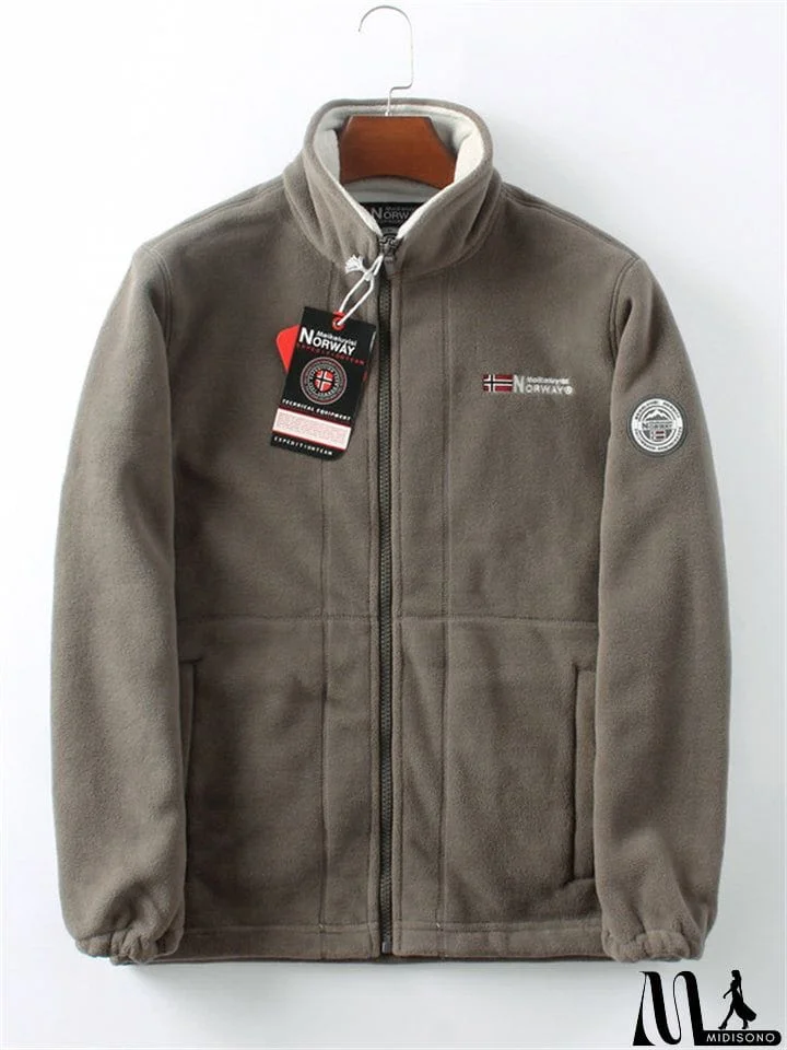 MidiSono - Men's Cozy Double-Sided Plush Winter Thermal Coat