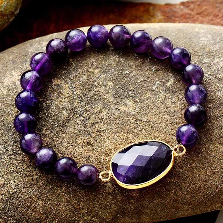 Relieves stress Amethyst Bracelet
