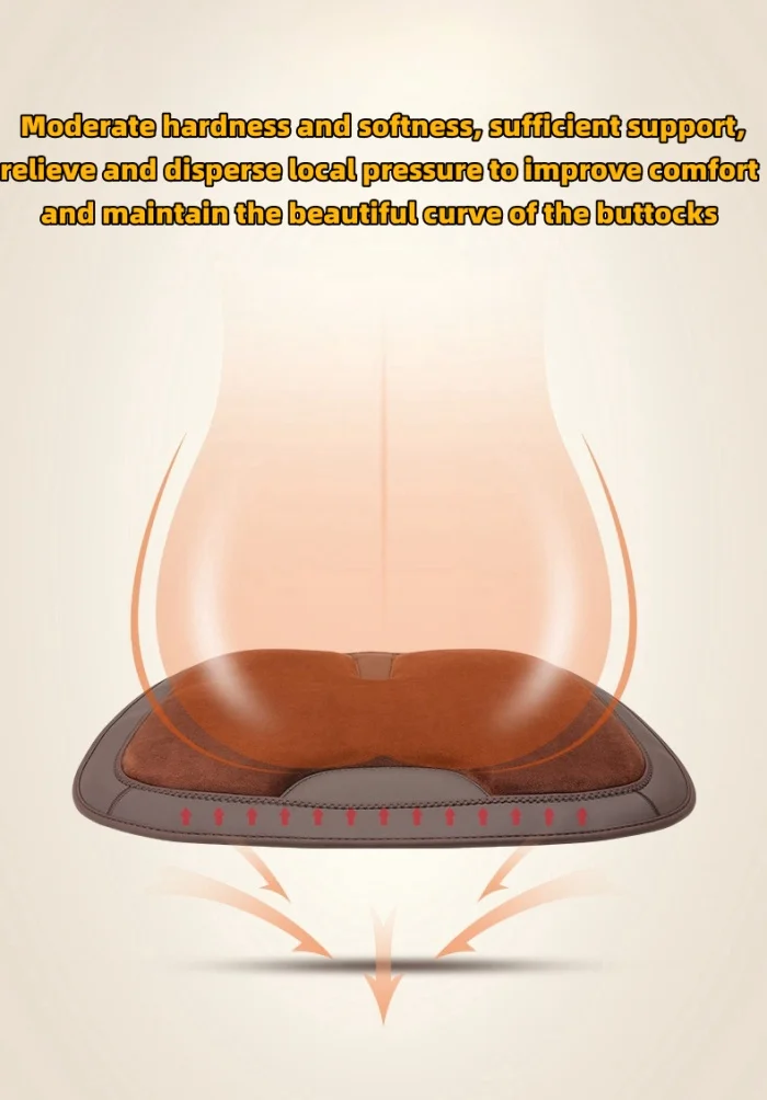 Car flannel seat cushion