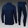 2025 Portugal Half-Pull Training Suit Royal blue Football Shirt 1:1 Thai Quality Set