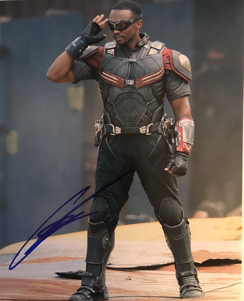 Anthony Mackie Signed Autographed The Avengers