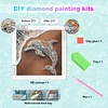 Diamond Painting-DIY Crystal Rhinestone Beach Stones Dolphins