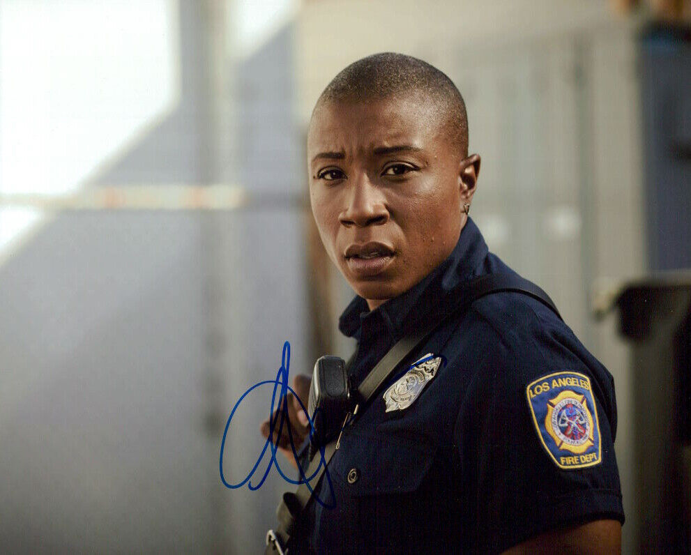 Aisha Hinds (9-1-1) signed authentic 8x10 Photo Poster painting COA