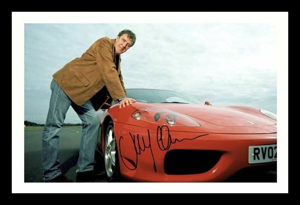 Jeremy Clarkson - Top Gear Autograph Signed & Framed Photo Poster painting