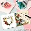 6pcs Diamond Painting Bee Greeting Card with Envelope for Family Friends Holiday Gift Congratulations