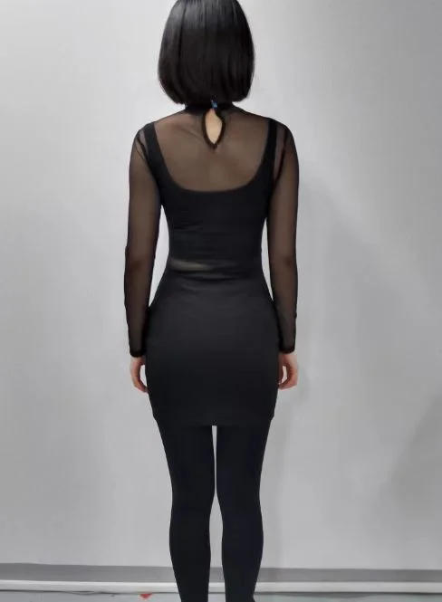 Wongn Wongn Summer Splicing Pleated Satin Lace Hollow Out Fashion Flash Highlights Slim Wrap Hip Connecting Dress