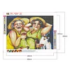 Diamond Painting-DIY Full Round Drill Happy Old Woman