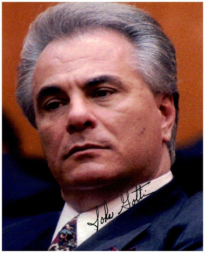 JOHN GOTTI Autographed Signed 8x10 Photo Poster painting reprint