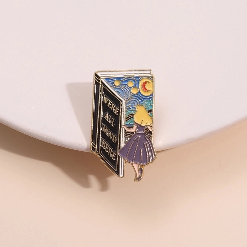 Cute Minimalist Pin Cartoon Alloy Plating Unisex Brooches