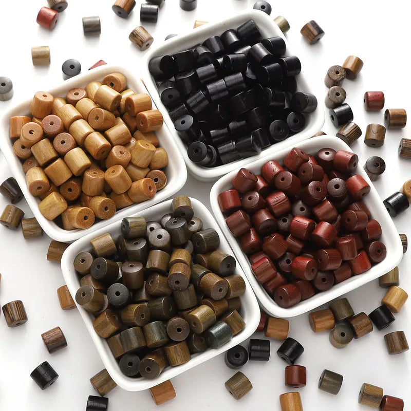 1 Set Diameter 8mm Hole 1~1.9mm Wood Geometric Jewelry Accessories