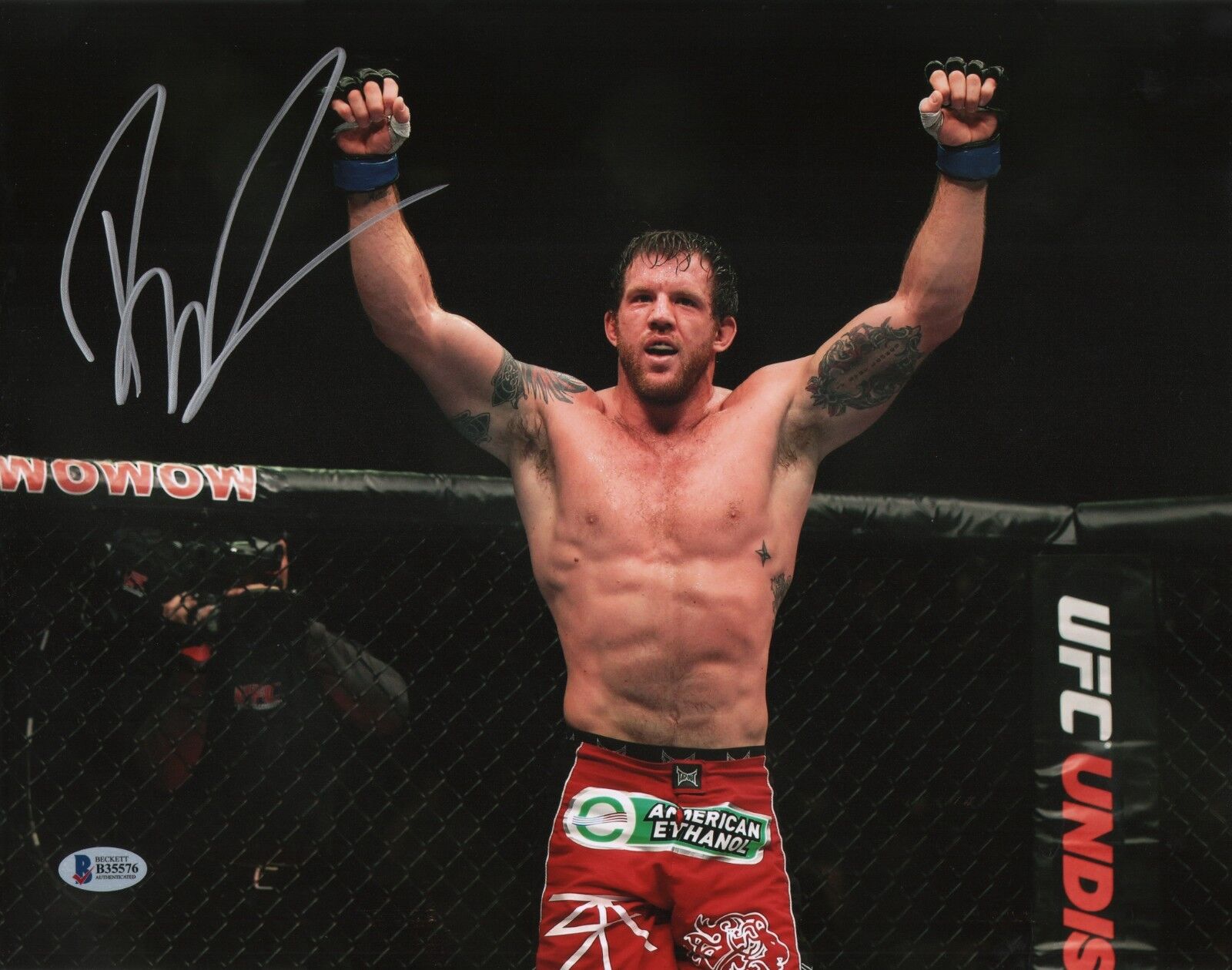 Ryan Bader Signed UFC 11x14 Photo Poster painting BAS Beckett COA Picture Autograph 192 144 TUF