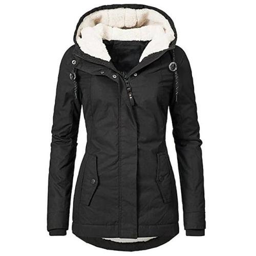 Women's Parka Street Fall Winter Long Coat Windproof Warm 3 in 1