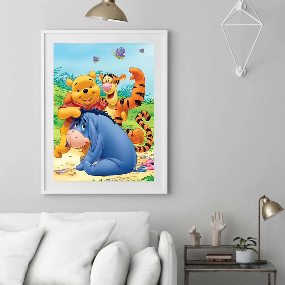 Diamond Painting - Full Round Drill - Winnie the Pooh(30*40cm)