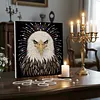 Kits d&rsquo;art pour peinture en perles DIY Noble Winged Bird avec cadre 11,81x11,81 pouces peintures en perles en pierres pr&eacute;cieuses, arts du tableau cr&eacute;atifs pour adultes d&eacute;butants d&eacute;coration murale