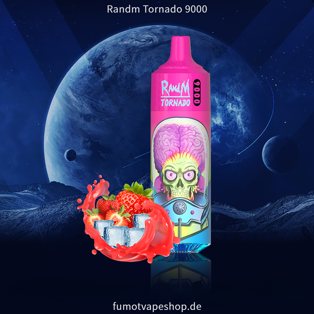 Randm Tornado 9000 Erdbeereis  fumotvapeshop