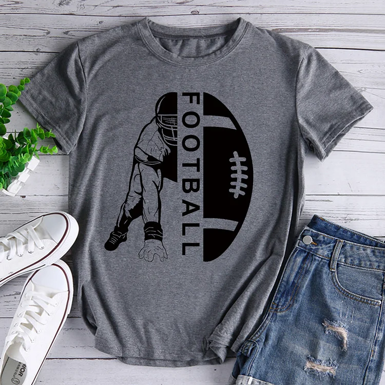 Football Dad T-Shirt-07614-Annaletters