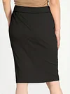 Stylish High-Waisted Knee-Length Pocket Skirt - Flattering Tie-Front Design, Casual Comfortable Wear, Women's Fashion Clothing with Pockets for Daily Life