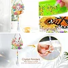 2pcs Flower Bunny Diamond Painting Double-sided Crystal Window Suncatcher Craft Set Birthday Gifts Home Garden Decor Hanging Kit