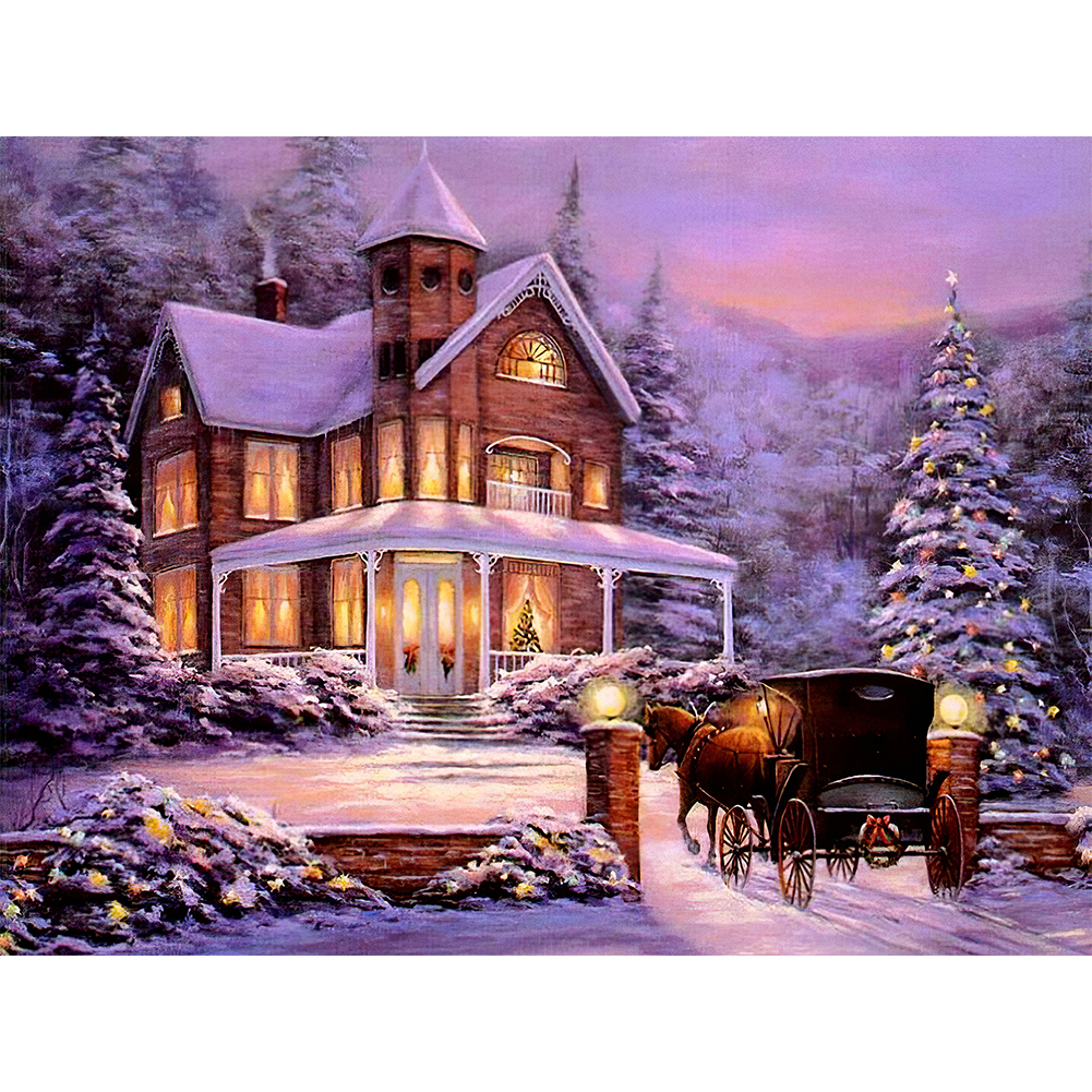 

Houses - Round Drill Diamond Painting - 50*40CM, 501 Original
