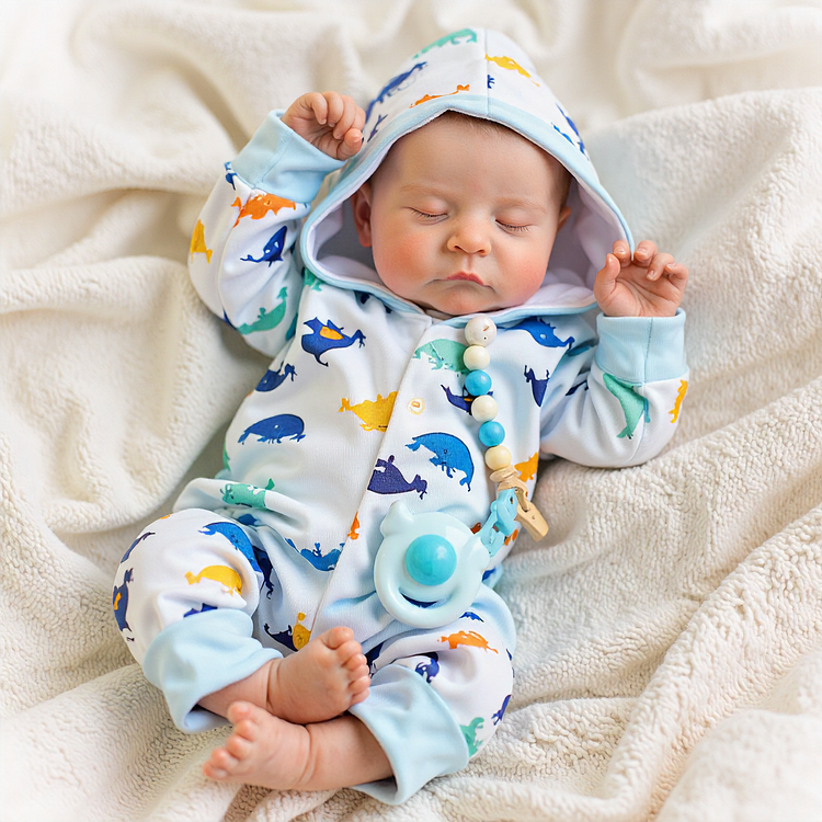 [New] 20" Sleeping Reborn Boy Cute Truly Handmade Reborn Doll Mligo：Realistic Reborn Baby Dolls By Rsgdolls®