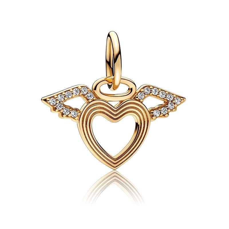 20 Pieces Zinc Alloy Starfish Paw Print Heart Shape Pendant Jewelry Accessories