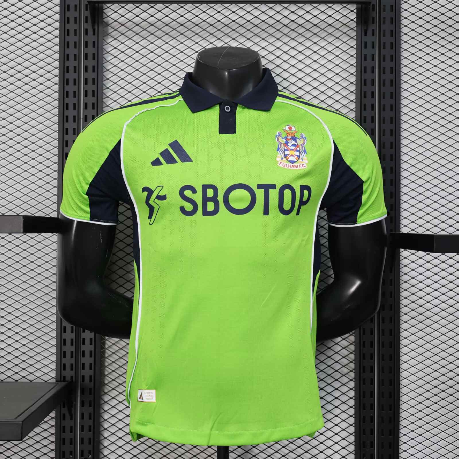 2025/2026 Player Version Fulham Away Football Shirt（The player version jersey is a bit tight, please pay attention to the size selection）