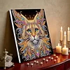 Framed Diamond Painting - Special Shaped - Cat (25x25cm)