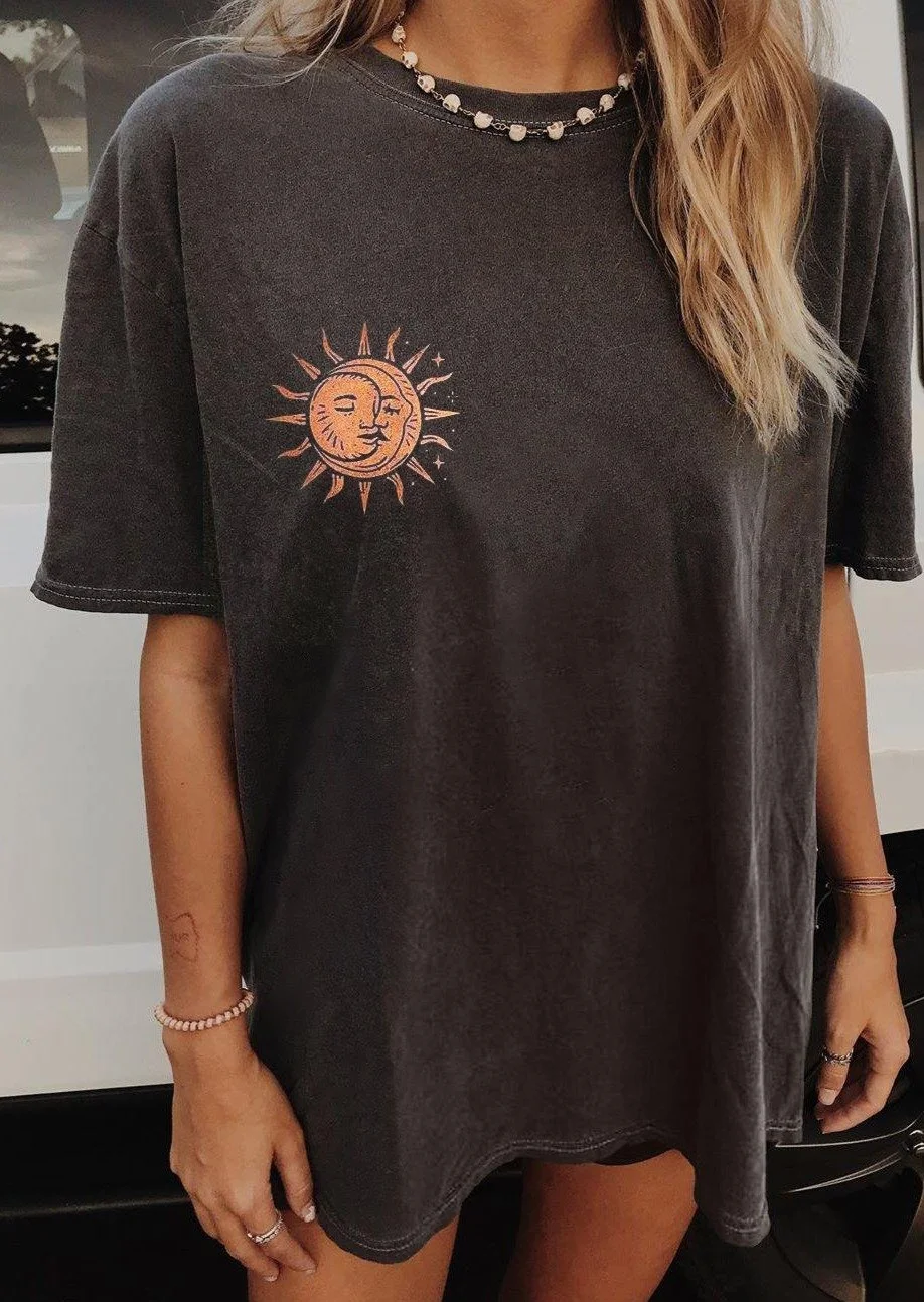 Cool Baby Cozy Oversized Tee Sunshine August Lemonade August Lemonade