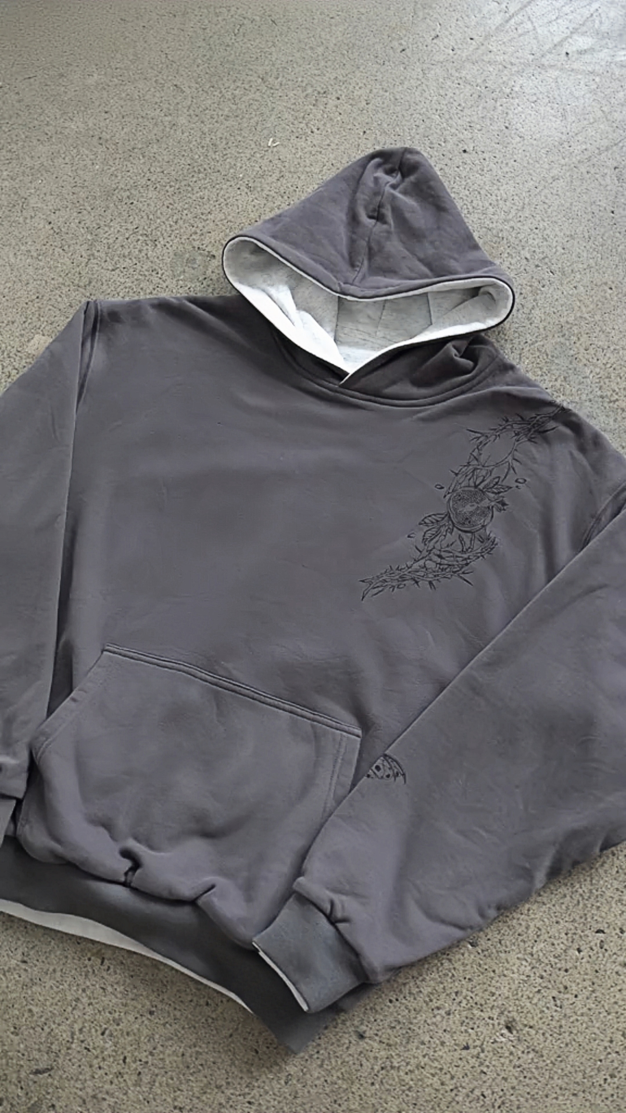 Hades / Persephone reversible hoodie